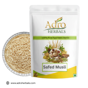 Safed Musli (Jadd) – White Musli (Roots) – Indian Viagra – Chlorophytum Borivilianum by Adro Herbals