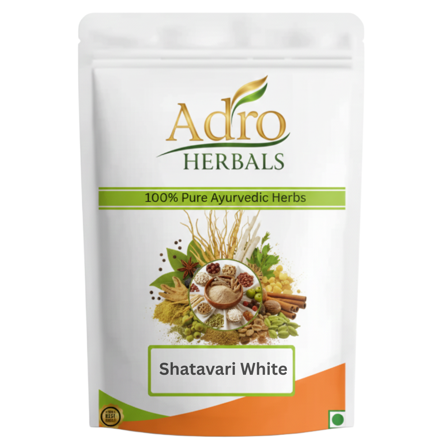 Shatavari (Roots) White - Sitawar Jad Safed - Asparagus Racemosus  by Adro Herbals