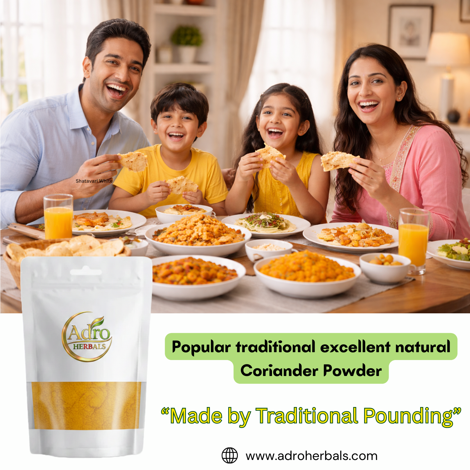 Haldi Powder (Natural) - Turmeric Powder - Curcuma Longa - Haridra - The Golden Spice - Halada - Curcumin - Yellow Root Powder by Adro Herbals